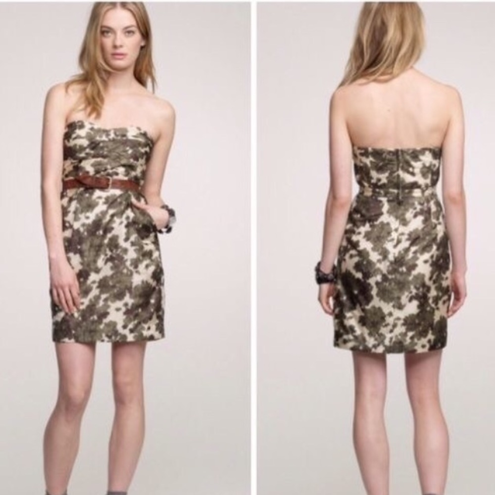 J. Crew Silk Bustier Dress